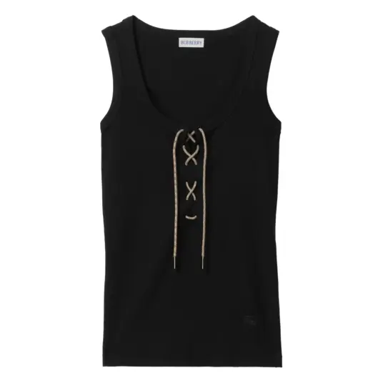 Burberry Dame Topper Svart S, Burberry Dame Topper Svart S,