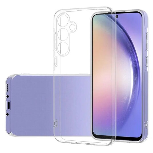 INCOVER Samsung Galaxy A35 (5G) Fleksibelt Plast Deksel - Gjennomsiktig