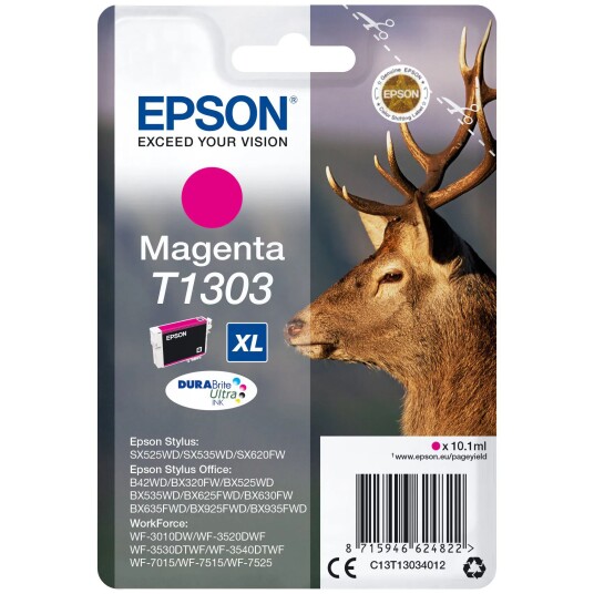 Epson blekkpatron DuraBrite Ultra T130XL Magenta