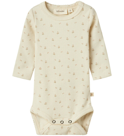 Lil'Atelier langermet body Nbfgago Turtledove Flower Lil'Atelier langermet body Nbfgago Turtledove Flower