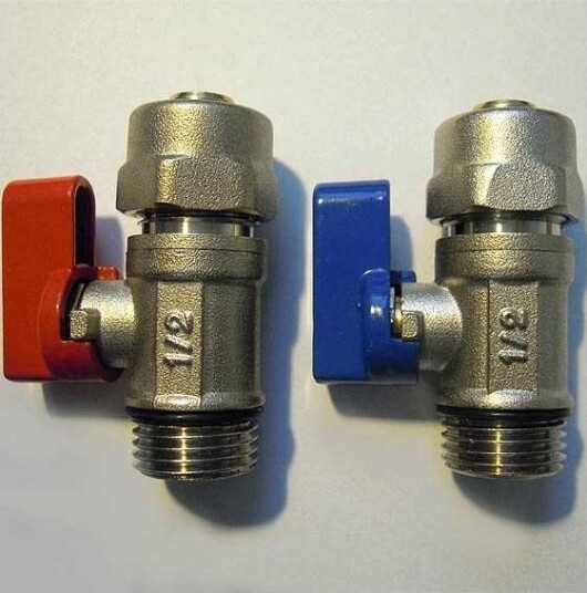 Hydroland Z.Kul.Pex.N Kuleventil Med Mini Kobling Pex 1/2Gzx16x1/2" Blå // Px Zkw Mini Pex N