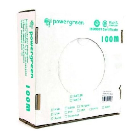 Pepegreen Cat5e 100M Rigid Cable Reel