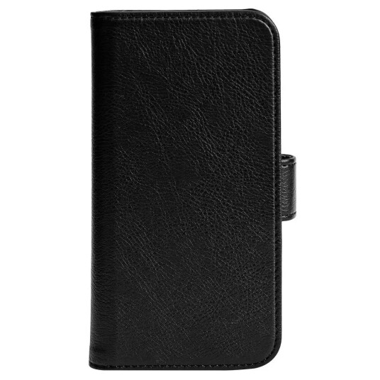 Essentials iPhone 13 Pro Flip-deksel med Kortholder - Svart Kunstskinn 2-i-1 Essentials iPhone 13 Pro Flip-deksel med Kortholder - Svart Kunstskinn 2-i-1