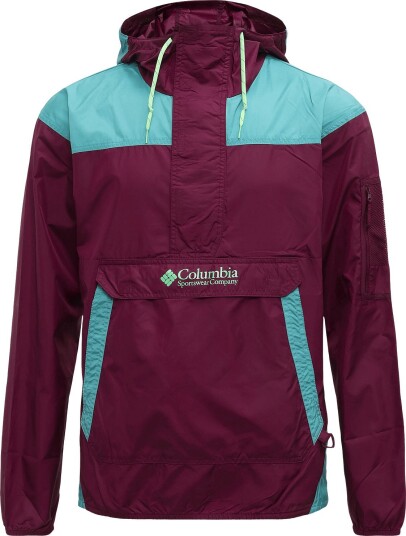 Columbia Sportswear Challenger Ii Windbreaker MARIONBERRY TEAL XL