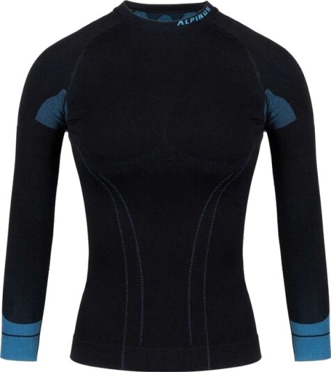 Alpinus Tactical Base Layer Women"s Thermoactive Sweatshirt Black Blue Gt43210 M