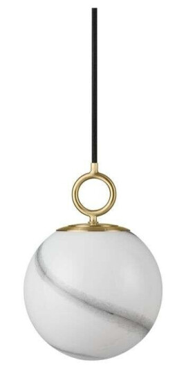 Halo Design Stockholm Pendel Ø18 Marble Grey