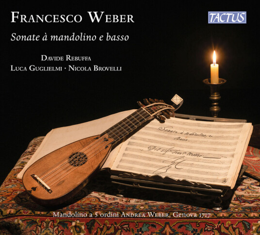 Davide Rebuffa Luca Guglielmi Nicola Brovelli Francesco Weber Weber: Sonate a mandolino e basso CD