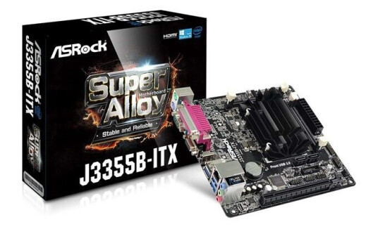 ASRock J3355B-ITX - Intel Apollo Lake - Intel Onboard CPU socket - DDR3L (Low Voltage) RAM - Mini-ITX