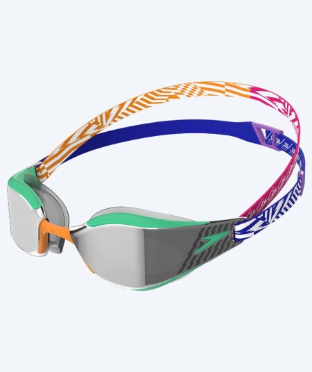 Speedo Elite svømmebriller Fastskin Hyper Elite Mirror Grøn/orange
