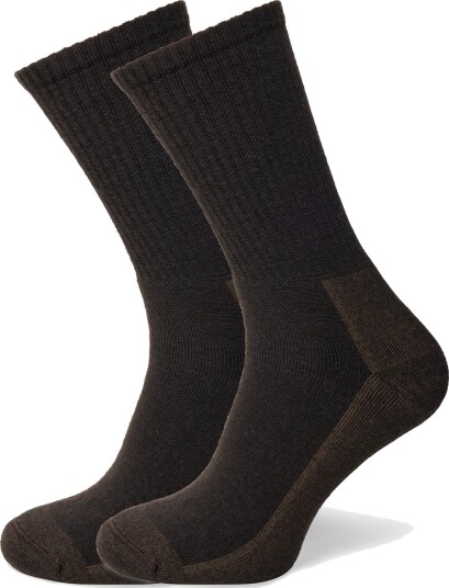 Alpacasocks&Co Merino Casual 2 Pack   Brown   39 42