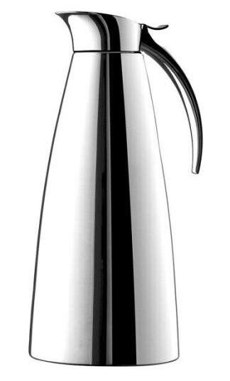 Termokanne EMSA Eleganza, 0,6 l Rustfritt stål 12 timer/24 timer termos 145 mm