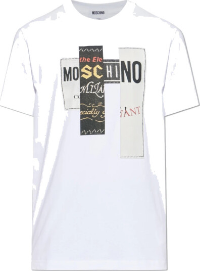 Moschino Herre Topper Hvit M, Moschino Herre Topper Hvit M,