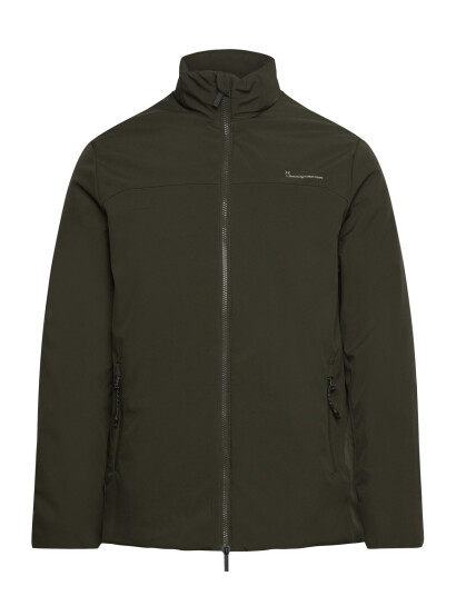 Knowledge Cotton Apparel Climate Shell Jacket - Grs/Vegan - Khaki green - M