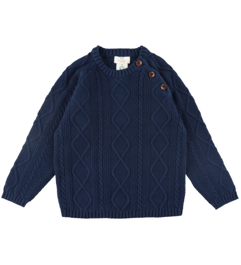 Copenhagen Colors Navy Strikket Genser 104
