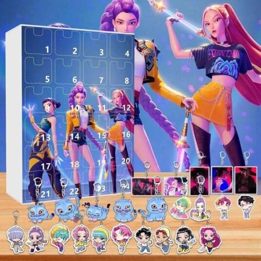 Kpop Demon Hunters Huntrix Jul Adventskalender Marerittnedtellingsboks