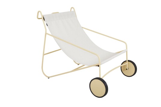 Brafab Poul lenestol Lemon/offwhite Gul Brafab Poul lenestol Lemon/offwhite Gul