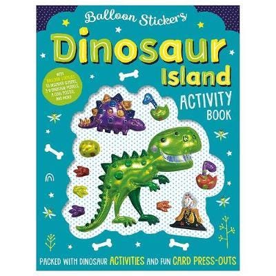 Balloon Sticker Activity Books  Dinosaur Island
