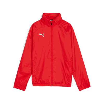 Puma teamGOAL All Weather Jacket allværsjakke junior Rød 128