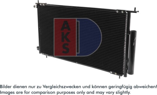 AKS DASIS 102009N Kondensator, klimaanlegg