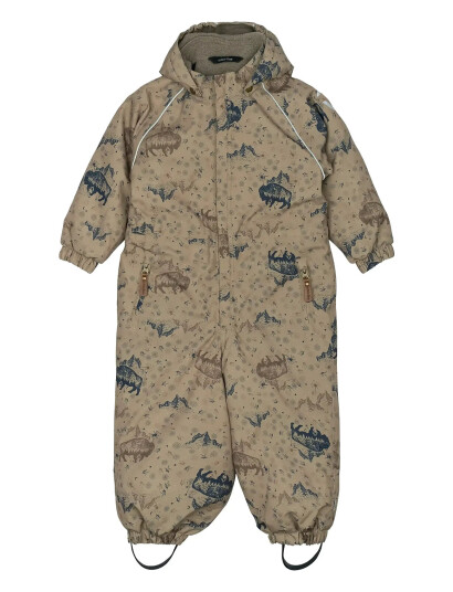 mikk-line Polyester Junior Suit Aop Forrest Brown 98