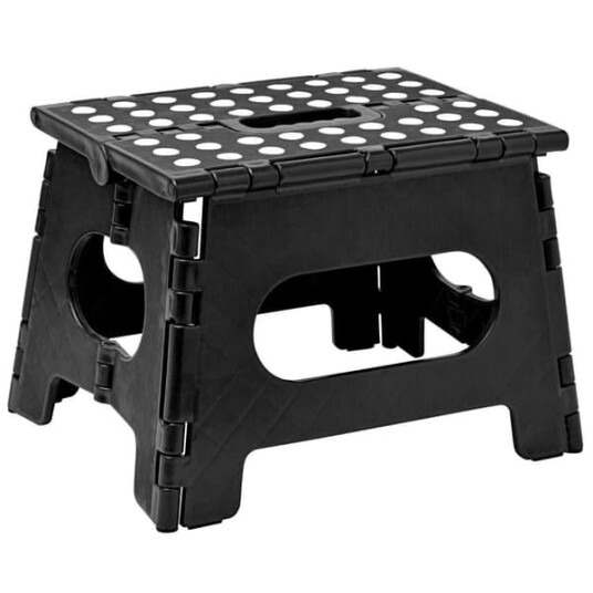 Sammenleggbar Krakk Svart Sammenleggbar Krakk Svart