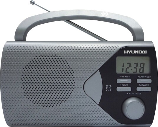 Hyundai PR 200S Bærbar Analog Radio Grå