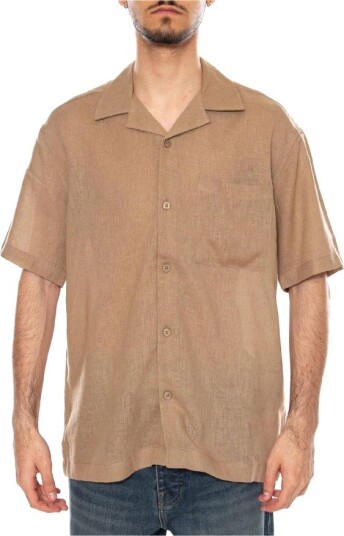 ONLY & SONS Onslaurence Linen Resort Collar Ss Noos Beige XXL