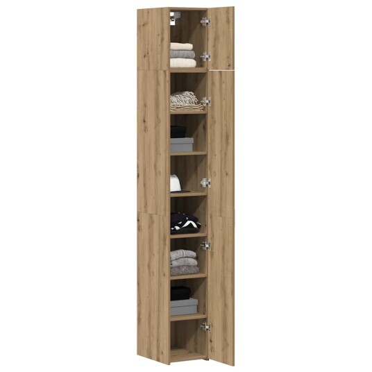 Slankt Lagringsskap Artisan Eik 30x42.5x225 cm Konstruert tre