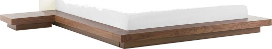 Sølvsmith Kontinentalseng med Sidebord 160x200 Brun