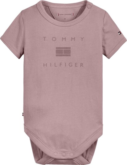 Tommy Hilfiger Baby Logo Body Broadway Pink (80 / 1 år)