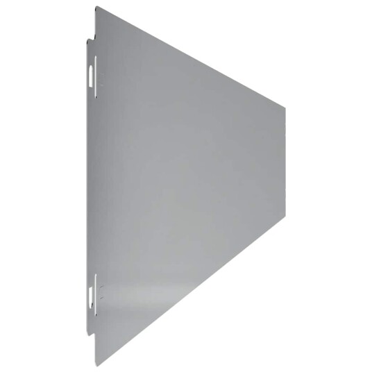 vidaXL Plenkanter 10 stk 15x103 cm galvanisert stål