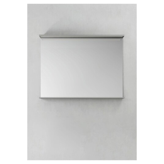 Hafa Store 900 Speil m/LED-lys 90x70x11 cm Grå
