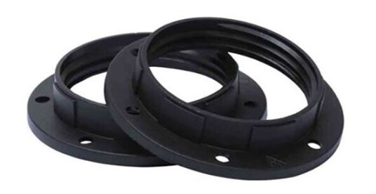 Gelia 100003270 Skjermring E27 svart 2-pakning Belysning Gelia 100003270 Skjermring E27 svart 2-pakning Belysning