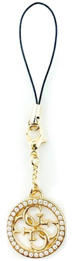 Guess Phone Strap 4G Rhinestone Charm - Telefon Sjarm