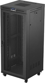Lanberg Ff01 Series Rack Skap 800 X 800 Flat Pack With Mesh Door Lcd