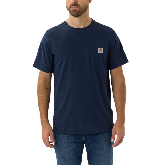 Carhartt Force Pocket T Shirt Men Navy M S