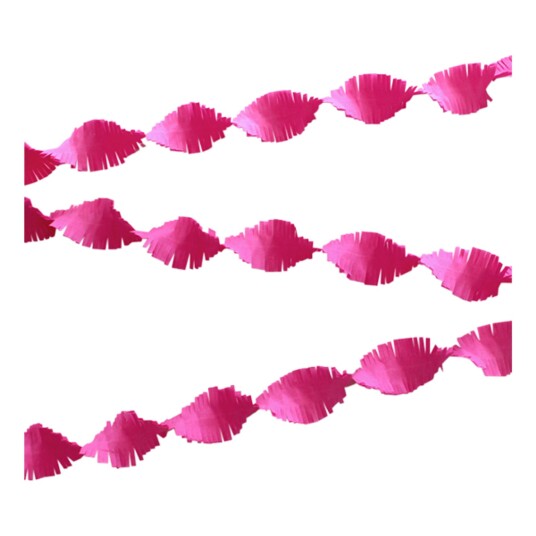 Globos Europe Kreppgirlander Rosa - 24 meter