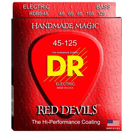 Dr Strings Rdb545 Rød Devils (045-125) Medium 5 String