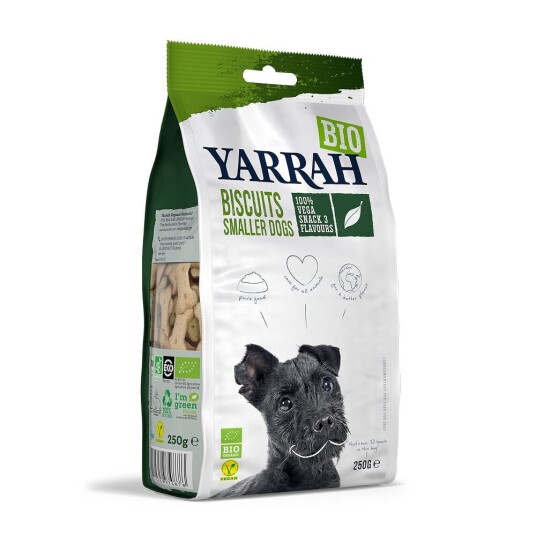 Yarrah Bio Vegetariske Hundekjeks 3 X 250 G