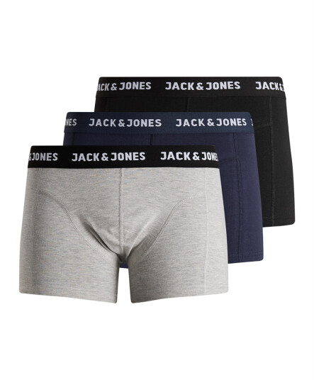 Jack & Jones Jack&jones; 3 Pk Boxer Svart S Jack & Jones Jack&jones; 3 Pk Boxer Svart S