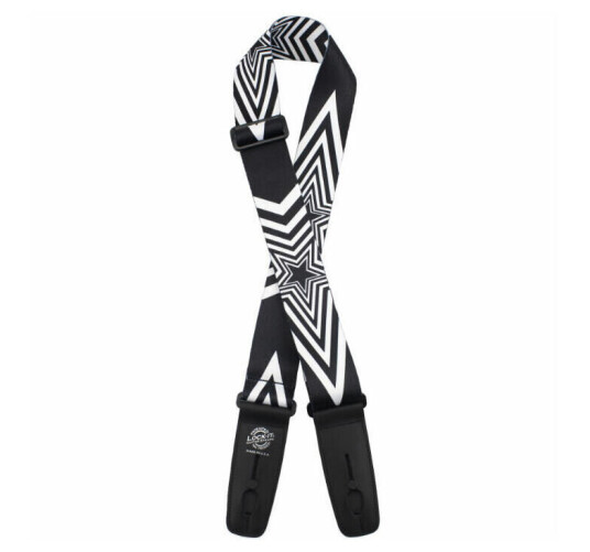 D'Andrea Lock-It Strap 2" Plush Poly Big Star