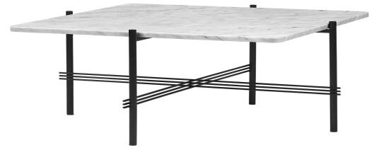 Gubi TS Coffee Table Square 105x105 Cm White Carrara