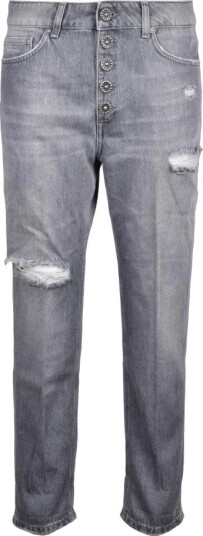 Dondup Dame Jeans Grå W27,