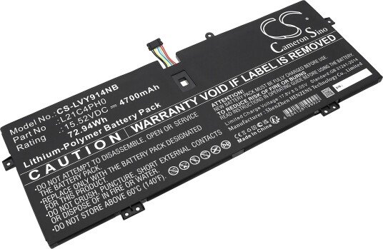 Batteri til Lenovo Yoga 9 14ITL5-82BG008EPB etc