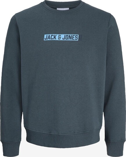 Jack & Jones Collegegenser Jjmunk Sweat Crew Neck Grå