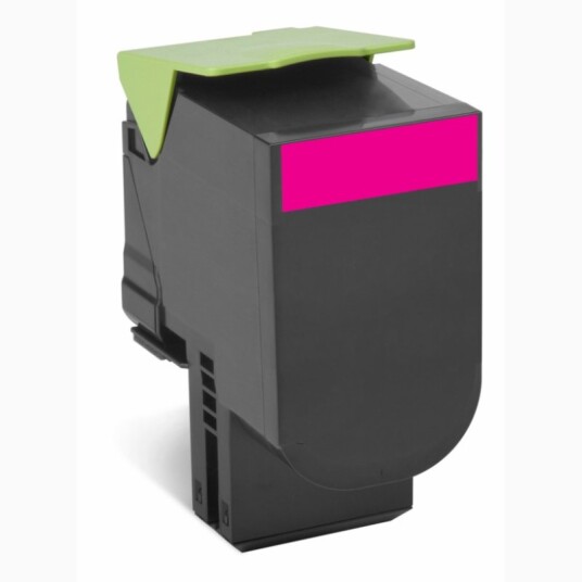 Lexmark 702M M Toner - 70C20M0 Original - Magenta 1000 sider Lexmark 702M M Toner - 70C20M0 Original - Magenta 1000 sider