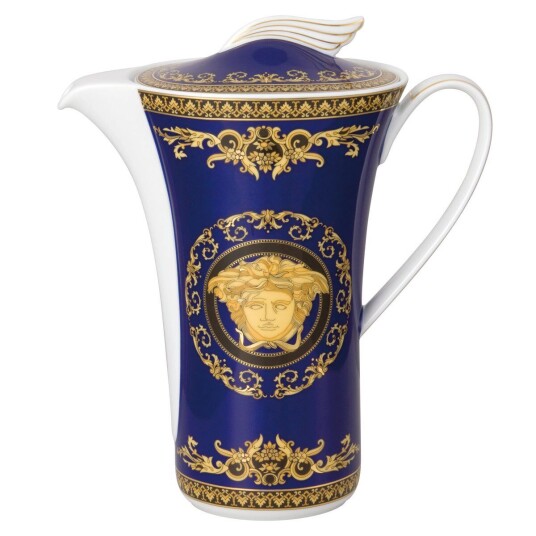 Versace Medusa Blue kaffekanne 1,2 l Versace Medusa Blue kaffekanne 1,2 l