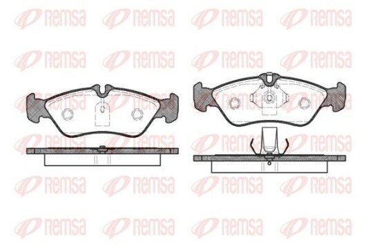 Bremseklosser REMSA 0580.00 Bremseklosser REMSA 0580.00