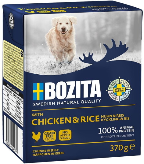Bozita Kylling & Ris Biter I Gelé 370 G Bozita Kylling & Ris Biter I Gelé 370 G
