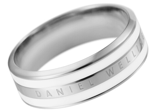 Daniel Wellington DW Emalie Ring Satin White 50 Sølv